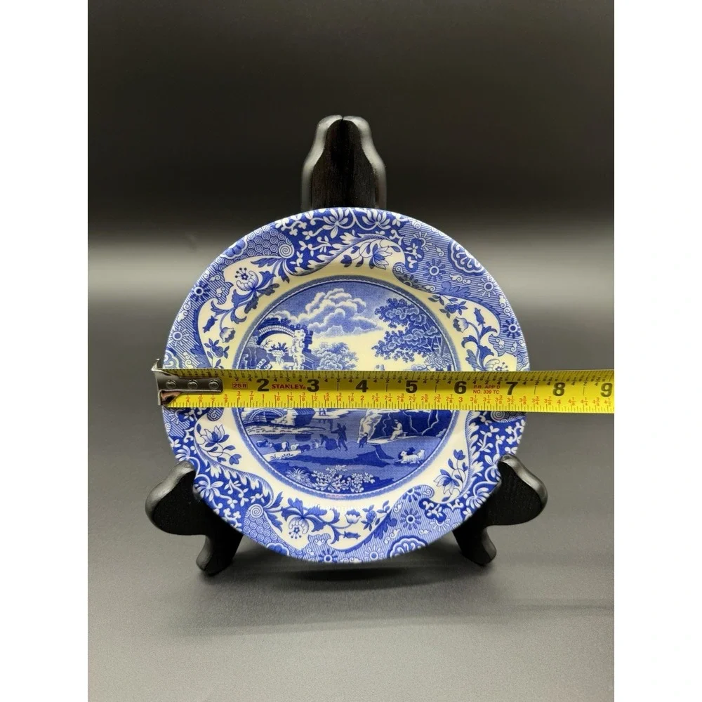 Spode England Blue Italian Blue & White C 1816 Salad Plate 7.5